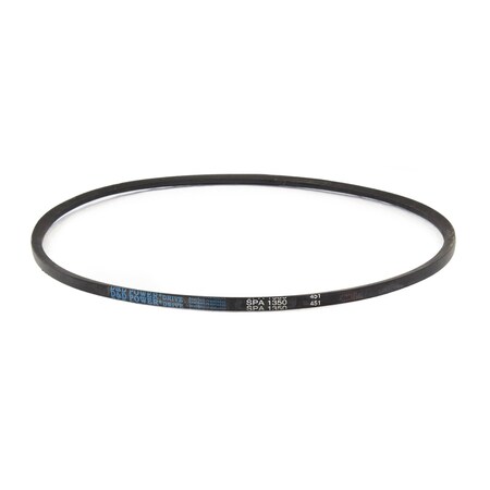 D&D SPA1350 Metric V-Belt, 1350mm Outside Length, 13 mm Top Width, 10 mm Thickness, 1 Ribs SPA1350
